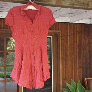 Red summer dress from Urban